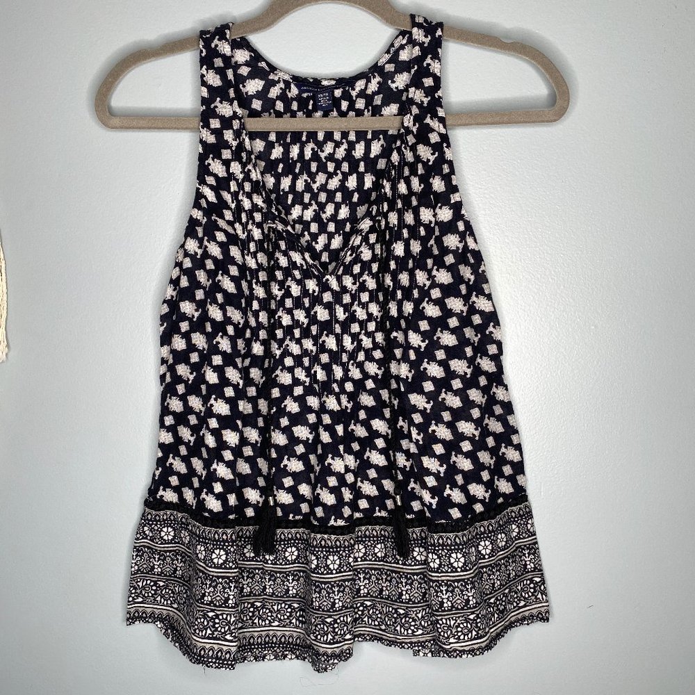American Eagle Printed Cotton Tank Size XS